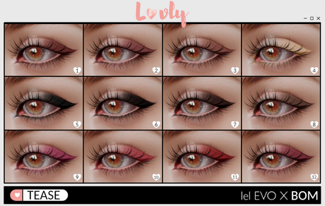 Second Life Marketplace - L O V L Y" TEASE NUDES EVO X